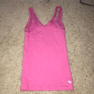 Hot pink Abercrombie kids tank top